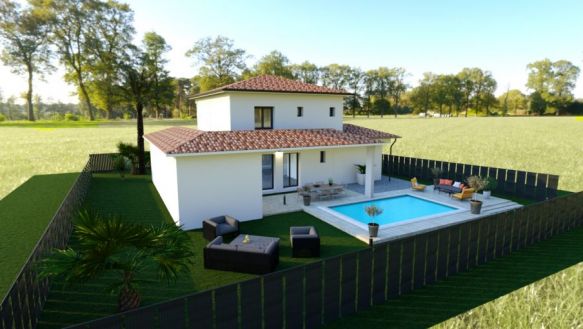 Tournefeuille villa 120 m2 sur terrain de 680 m2