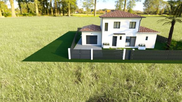 villa 110 m2 T4  sur terrain de 500 m2