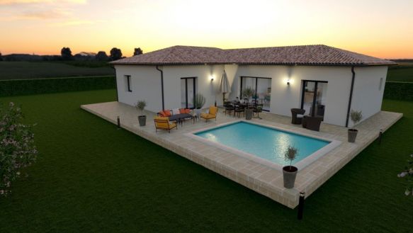 Villa sur mesure + terrain , Mane 31260