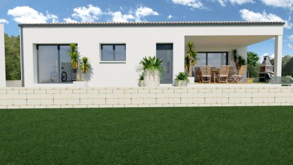 Villa 3 chambres avec terrasse + terrain