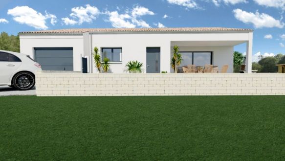 Terrain de 580m² + villa à Rieux Minervois (11160)