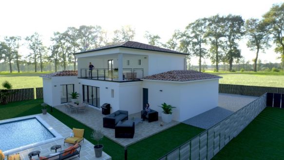 villa T5 120m2 avec garage sur terrain de 950m2