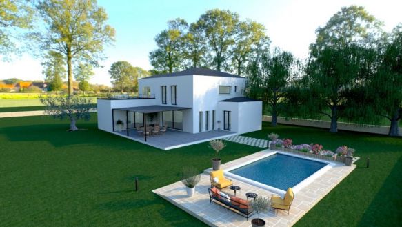 Magnifique maison contemporaine de 166 m² + Un double garage