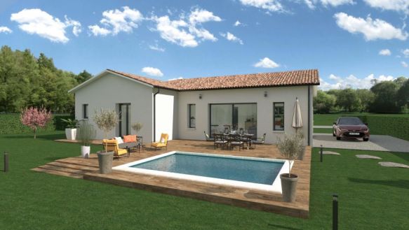 Maison à construire + terrain, villeneuve de riviere 31800