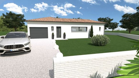Maison de plain pied 90 m² 4 pièces