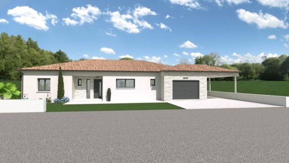 Maison 5 pièces de 100m2 avec garage