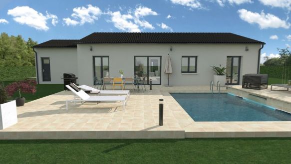 Villa à construire + terrain, Loures Barrousse 65370