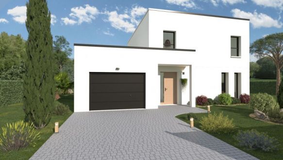 villa 110 m2 T4  sur parcelle de 444 m2 commune de MONDONVILLE