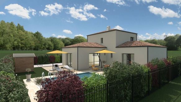 villa de 120 m2 à etage cadre de vie campagne