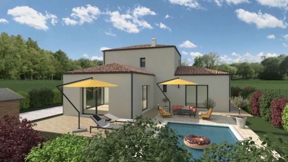 Le Castera  villa familiale de 120 m2 avec garage et terrasse