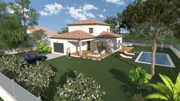 Fonsorbes , villa moderne 120 m2 avec garage