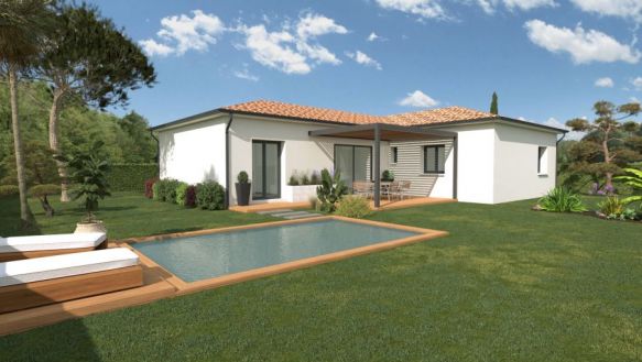 Villa T4 90 m2 plain pieds à batir à Montgiscard 31450