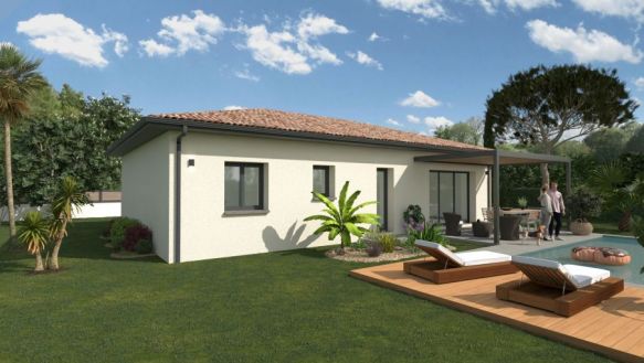 Beau plain pied de ville de 70 m²