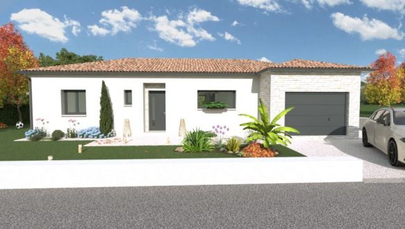 Maison 4 pièces avec garage à Montastruc la Conseillère