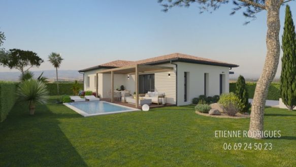 Maison T4 de 90 m² en L – Labastide-Beauvoir