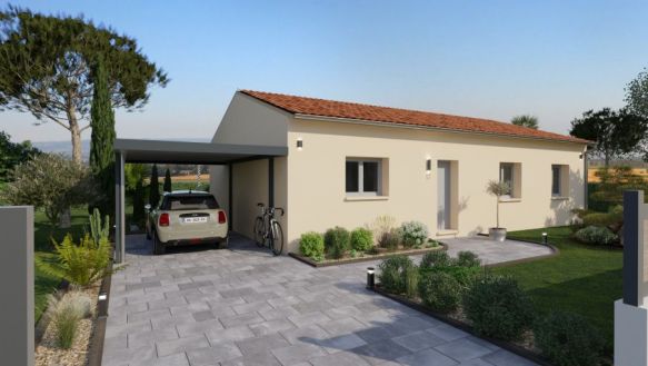 Maison à Batir T5 100 m2 à Labastide-Beauvoir 31450