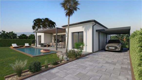 Maison contemporaine en U de 100 m² – Labège