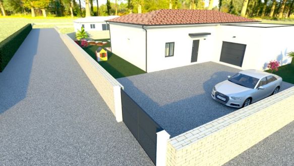 villa moderne  110 m2 avec garage de 25 m2