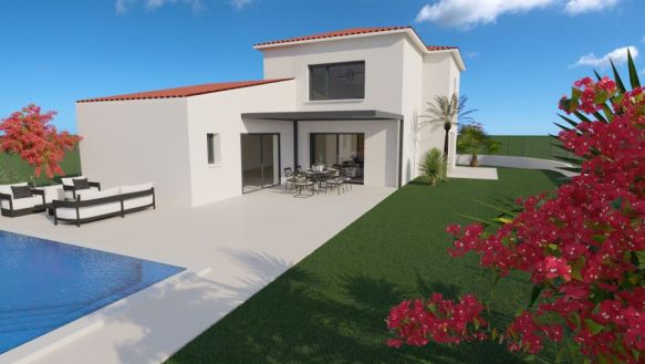 Projet de villa moderne à Pollestres