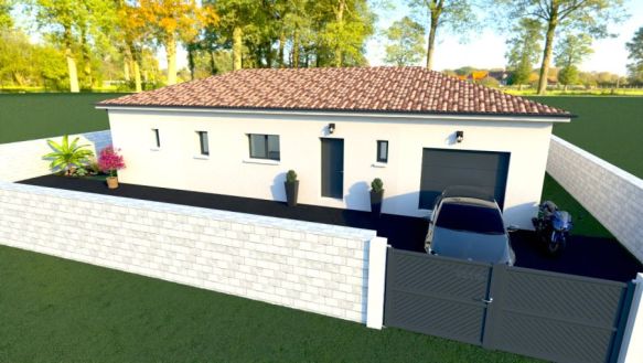 Plaisance du touch villa 90 m2 de plain pied à construire