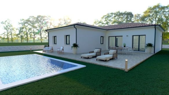 Plaisance du touch villa 100 m2 avec garage T 5  SUR TERRAIN DE 717 M2