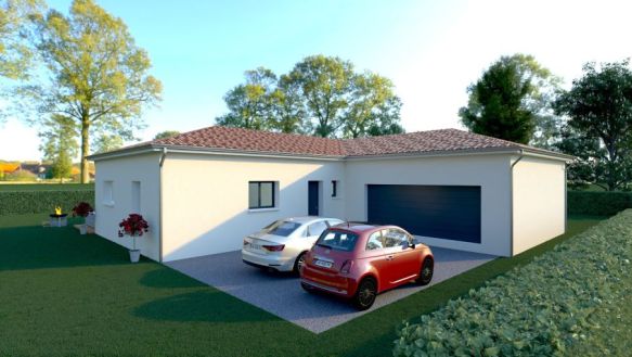 Maison familiale lumineuse 3 chambres grande pièce de vie garage 50 m²