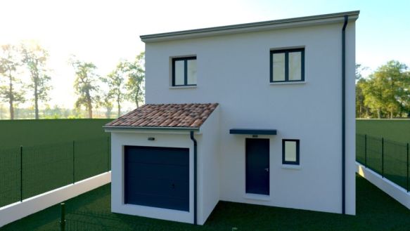 EXCLU  TERRAIN DE 687 M2  Seysses avec villa 100 M2 T5
