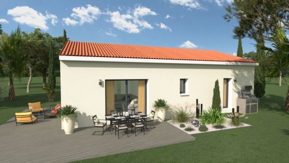 Maison plain-pied 90 m² à bâtir à Portel-des-Corbières