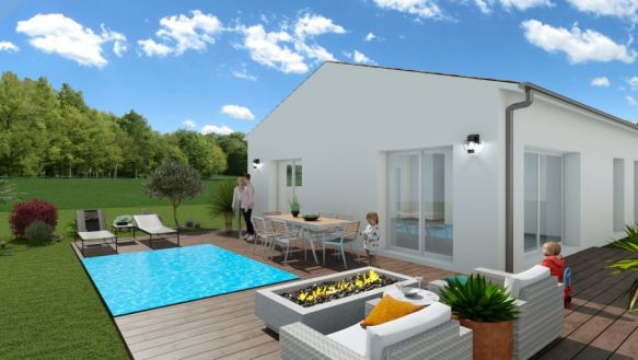 VILLA PLAIN PIED A BATIR LABARTHE SUR LEZE 31860