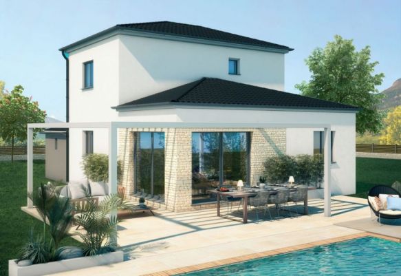 Maison 4 pièces 89m2 sur terrain de 300m2 à Montaud