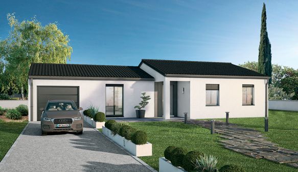 Maison moderne 3 chambres garage cellier sur grande parcelle a Poulan-Pouzols "81120"