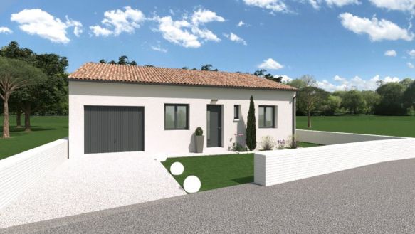 Maison neuve 4 pièces avec garage