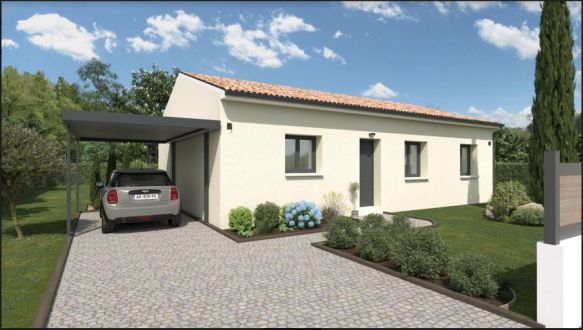 Maison de plain pied de 86 m² sur la commune de Nailloux