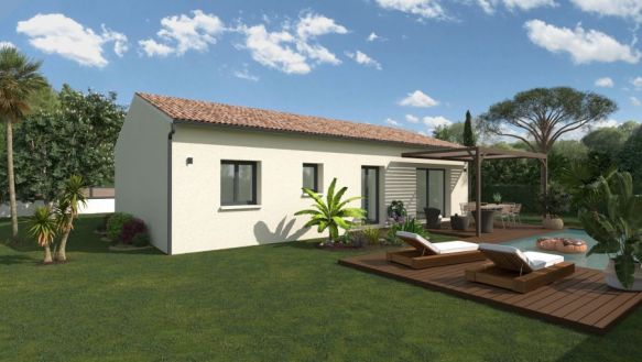 Terrain 423m² + Maison 97m² à ROQUETTES
