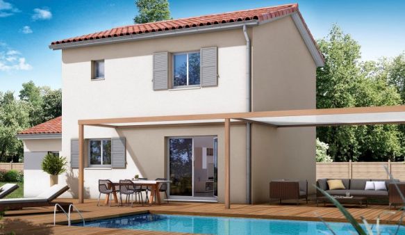 Villa de 86m²  à construire 3 chambres 11590 Ouveillan