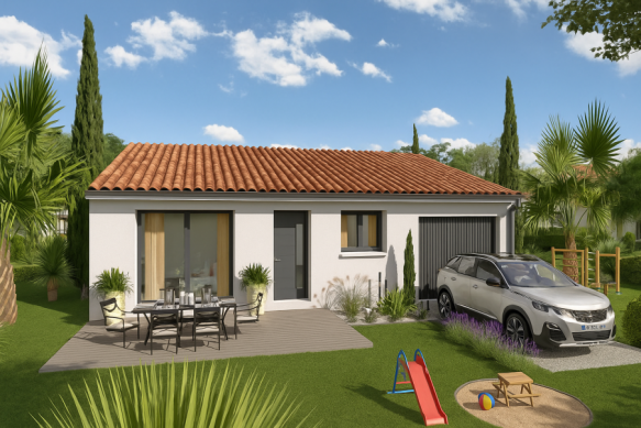 A SAISIR SUR DERNIERS TERRAIN VOTRE VILLA T4 AVEC GARAGE A 10MM DE NARBONNE