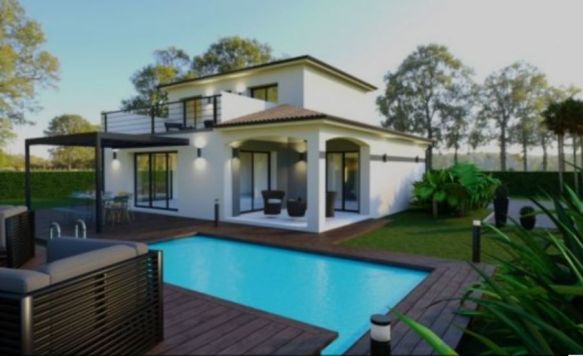 VILLA D'EXCEPTION 130M2 A ETAGE SUR TERRAIN DE 1002 M2 4 CHAMBRES