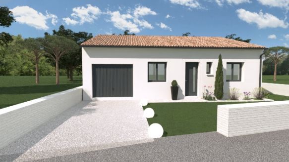 MAISON PLAIN PIED DE 82 m² avec garage  ,Investisseur locatif