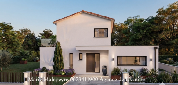 Coup de cœur à Labège : maison contemporaine 100 m² avec garage et terrain viabilisé