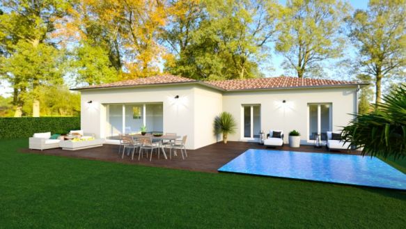 VILLA MODERNE 100m² + GARAGE LACROIX FALGARDE 31120