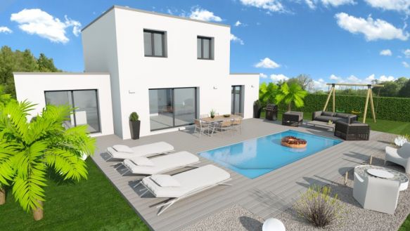 VILLA CONTEMPORAINE A BATIR QUINT FONSEGRIVES 31130