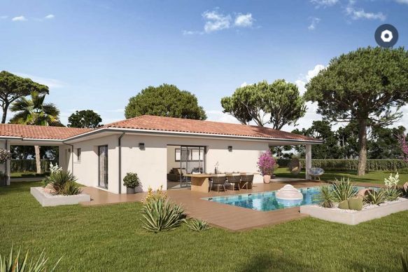Construction neuve hors lotissement dans une impasse