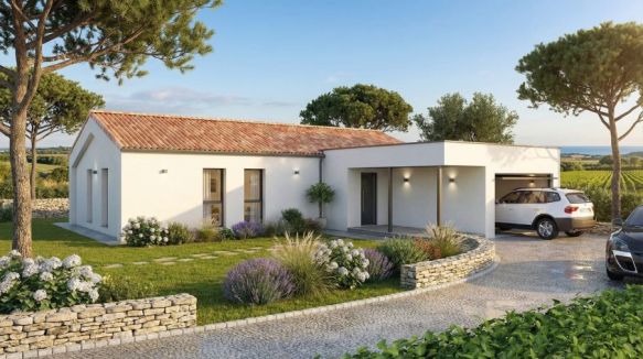 Belle maison lumineuse moderne