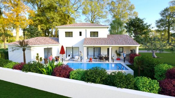 Villa contemporaine de 145m² 1 suite parentale = 3 chambres +garage 11200 Camplong-D'Aude