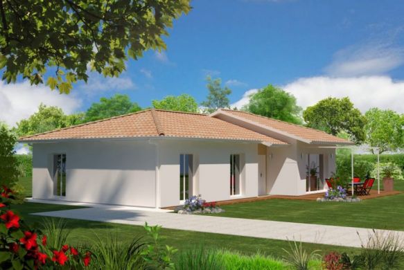 Villa moderne 3 ch avec garage et jardin