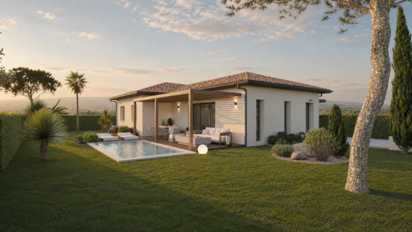 Maison en L de 96 m² au cœur de Gragnague