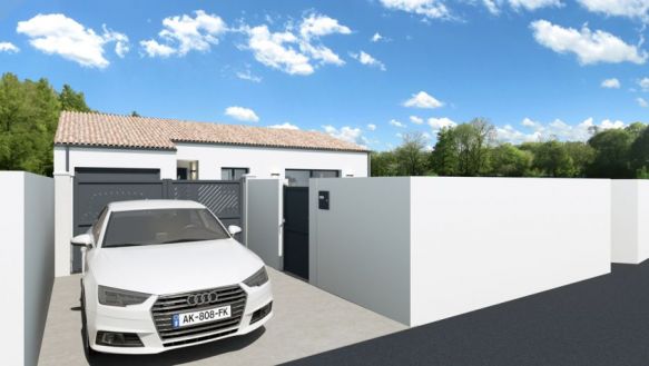 34410 Sauvian Villa F4 sur 320 m² de terrain