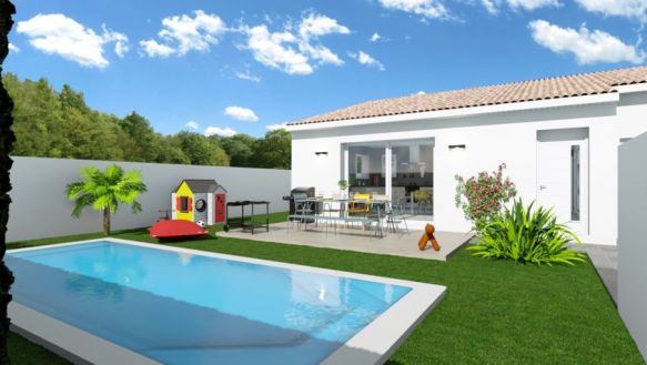 34480 Saint Geniès de Fontedit Villa F4 neuve sur 473 m²