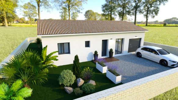 villa 100 m2 avec garage T4