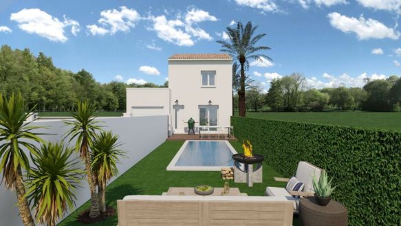 EXCLUSIVITE VILLA T3 + GARAGE MIREVAL 34110
